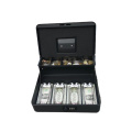 Wholesale High Quality Steel Money  Saving Cash Box with CashTray Specially for EURO Market